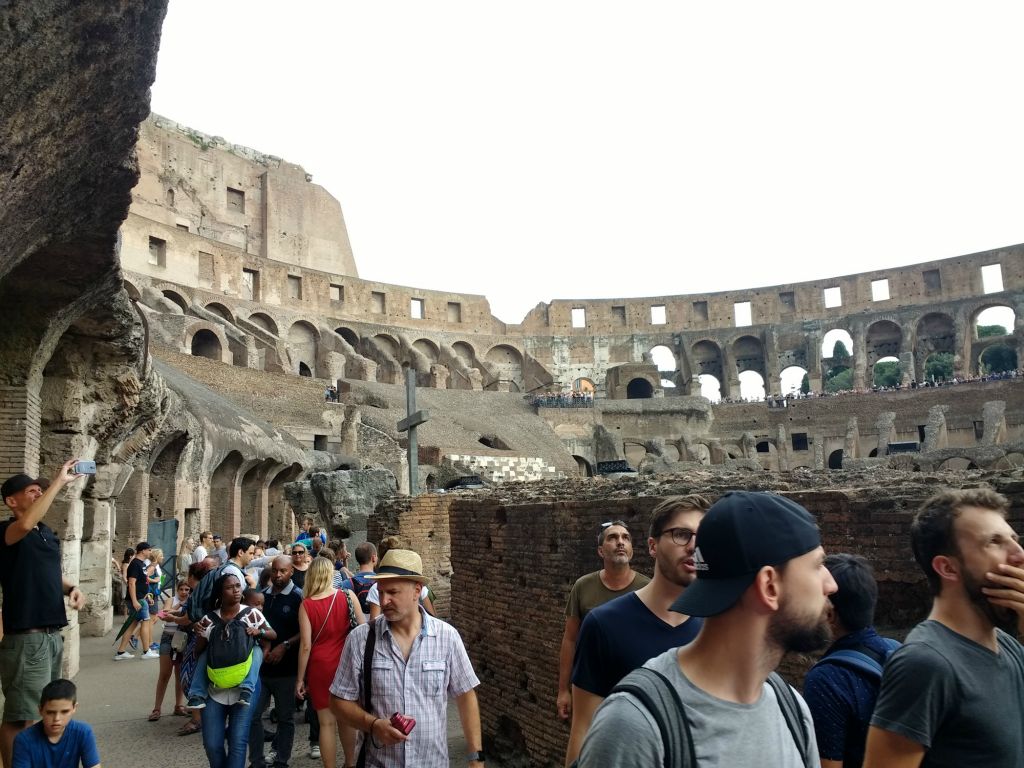 Inside views of the colosseum
